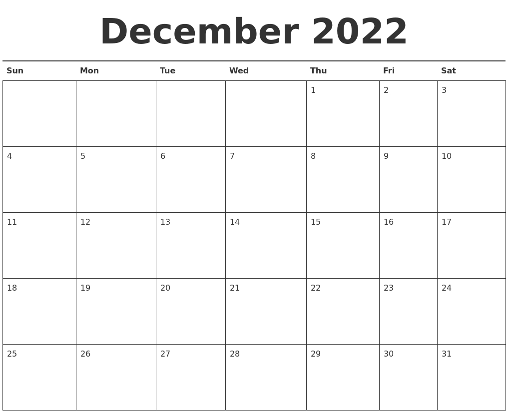 Collect Calendar December And January 2022