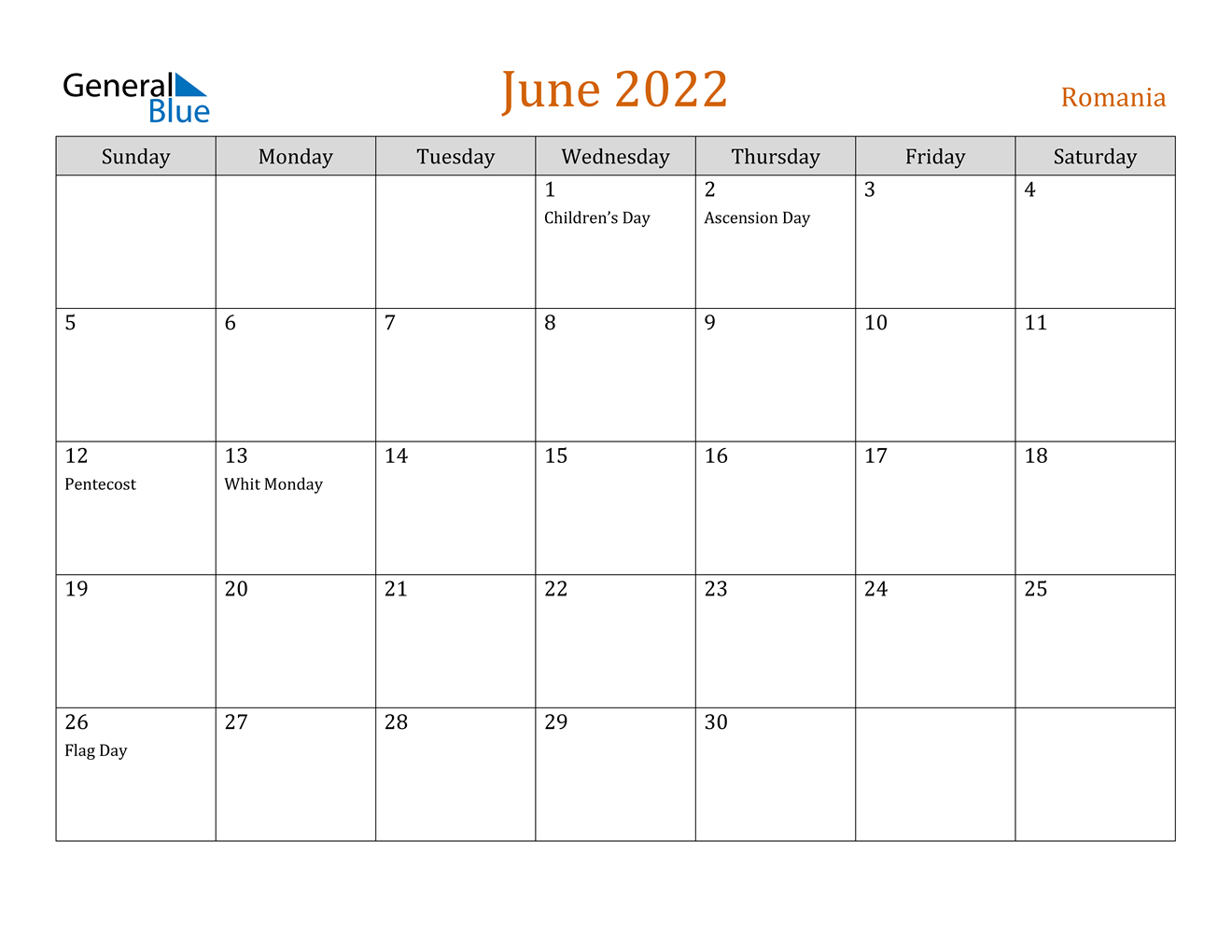 Collect Calendar For 2022 June