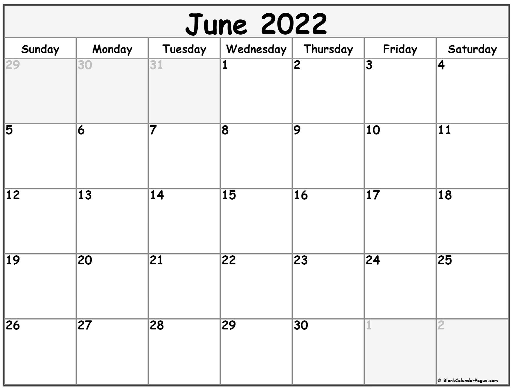 Collect Calendar June 2022 Canada