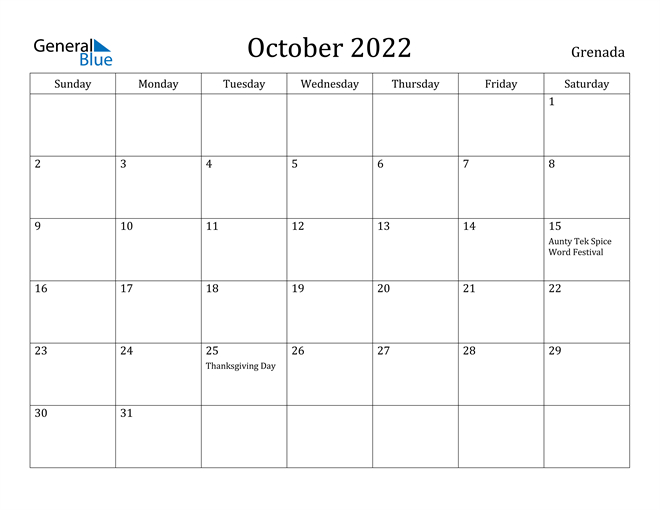 Collect Calendar October 2021 To 2022