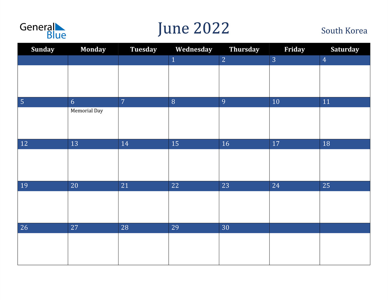 Collect Calendar Page For June 2022