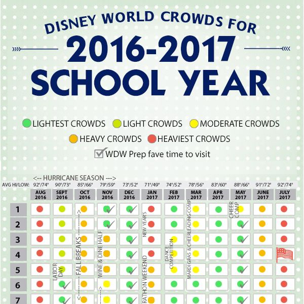 Collect Disney Crowd Calendar May 2022