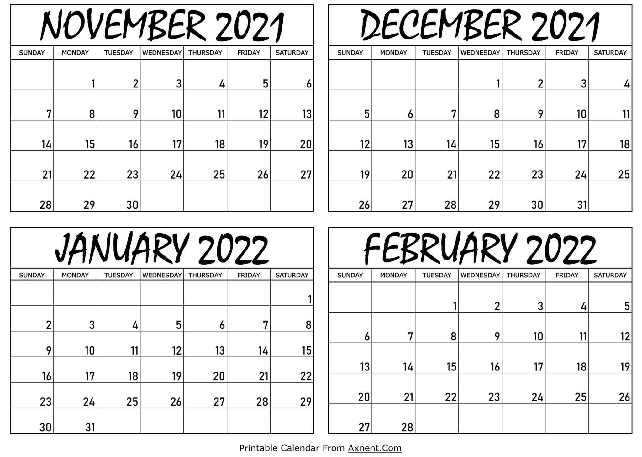 Collect February 1 2022 Calendar