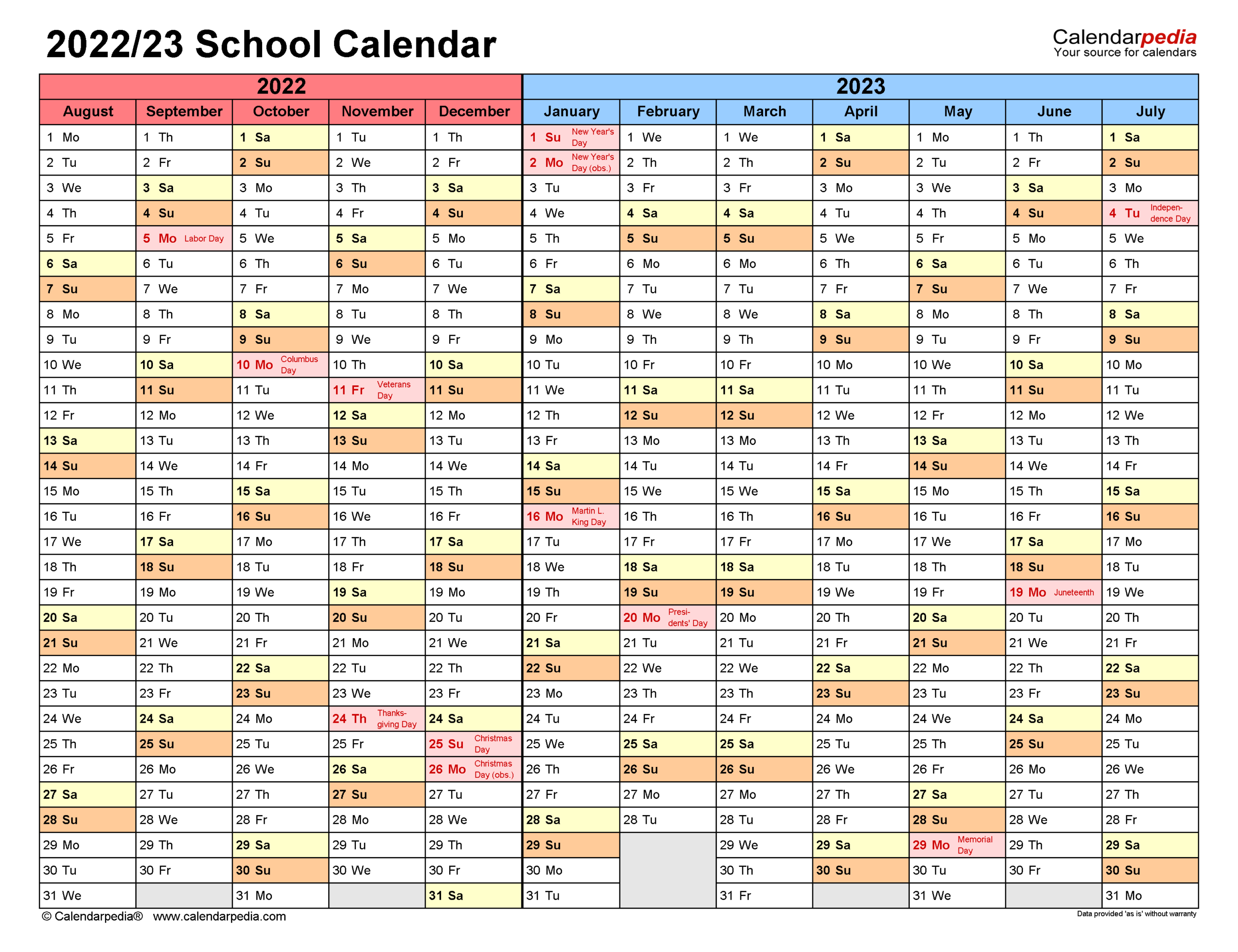 Collect February 23 2022 Calendar