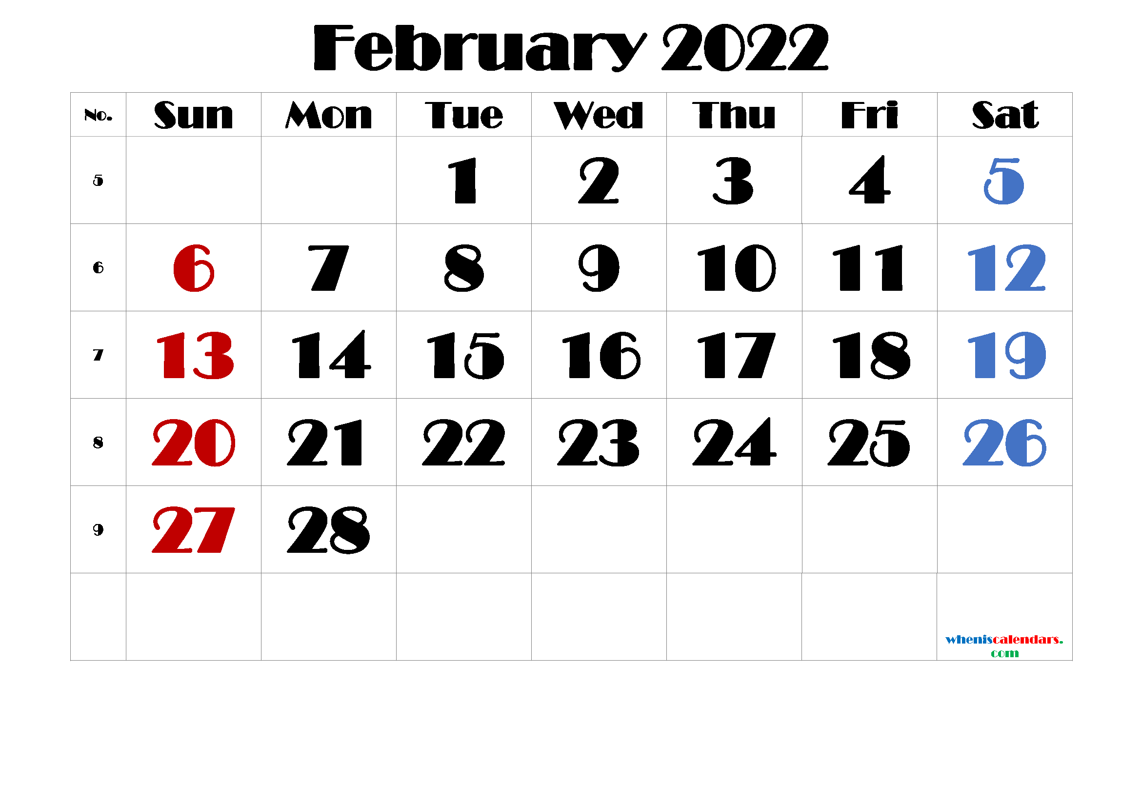 Collect February 3 2022 Calendar