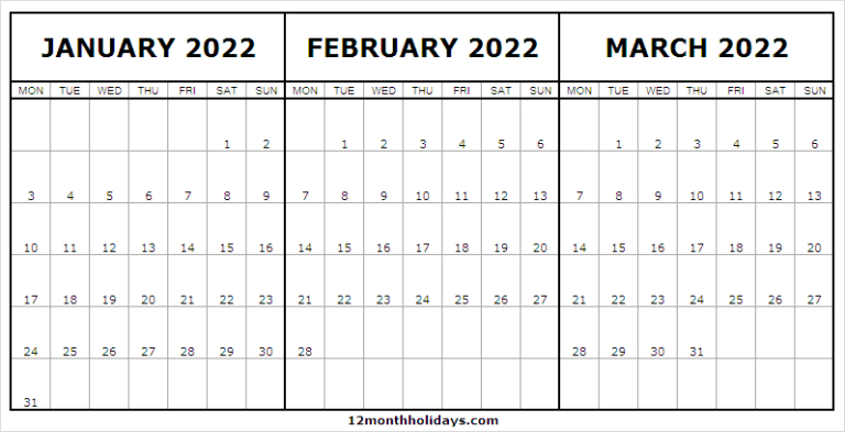 Collect January 2022 Calendar Editable