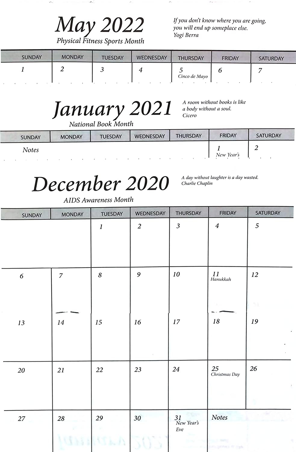 Collect January 31 2022 Calendar