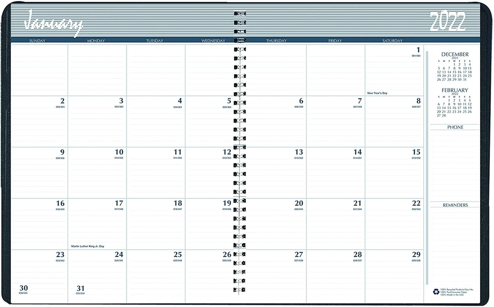 Collect January 8 2022 Calendar