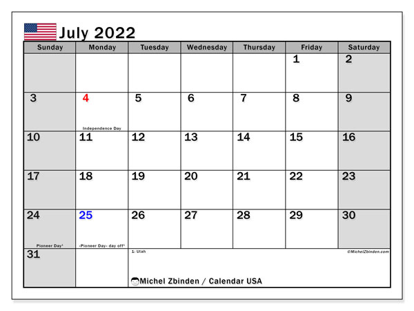Collect July 2022 Calendar Marathi