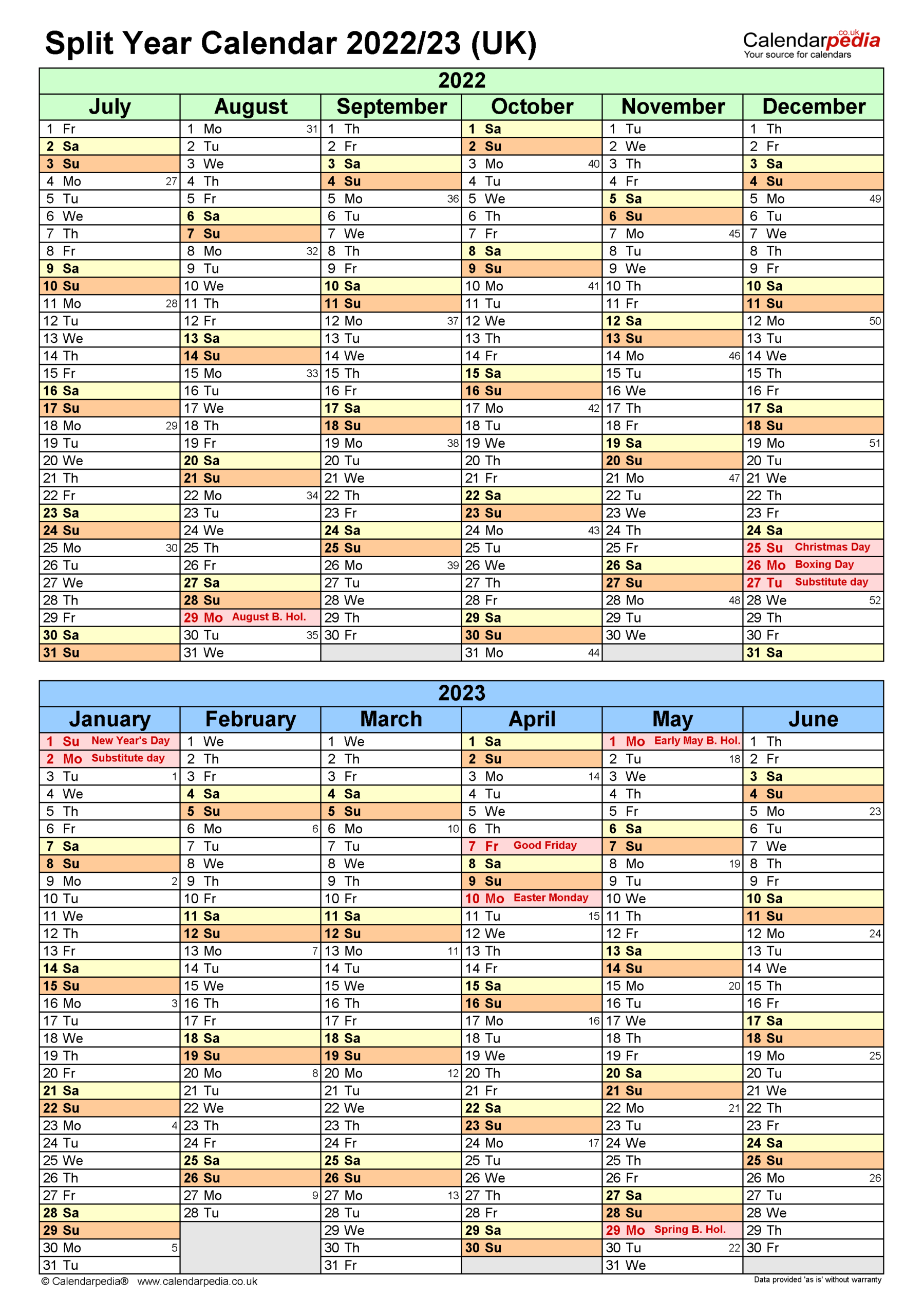 Collect July 24 2022 Calendar