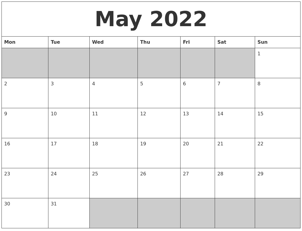 Collect Las Vegas Calendar May 2022