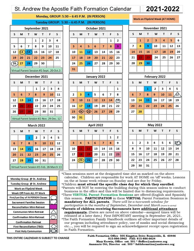 Collect Liturgical Calendar January 2022