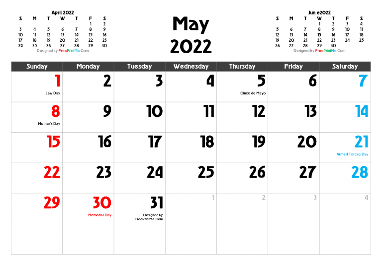 Collect May 11 2022 Calendar