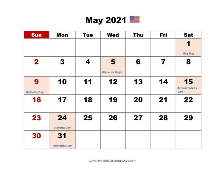 Collect May 7 2022 Calendar