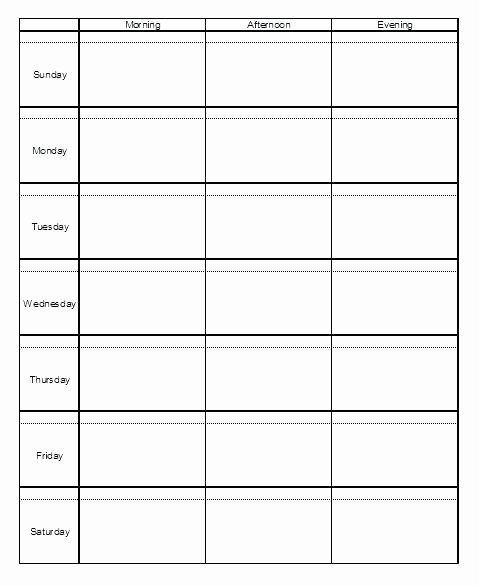 Collect Monday Through Friday To Do List Template