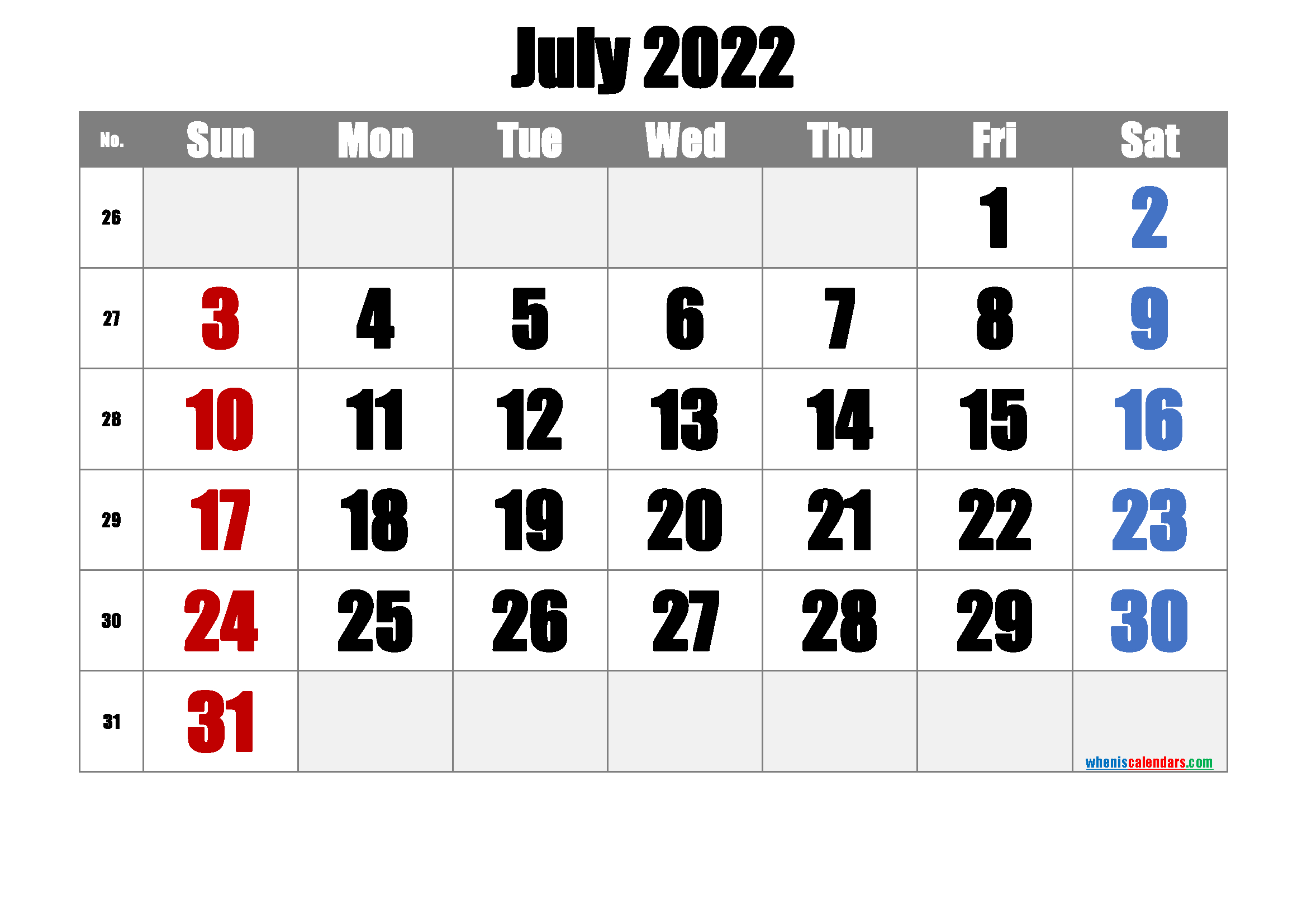 Collect Moon Calendar July 2022