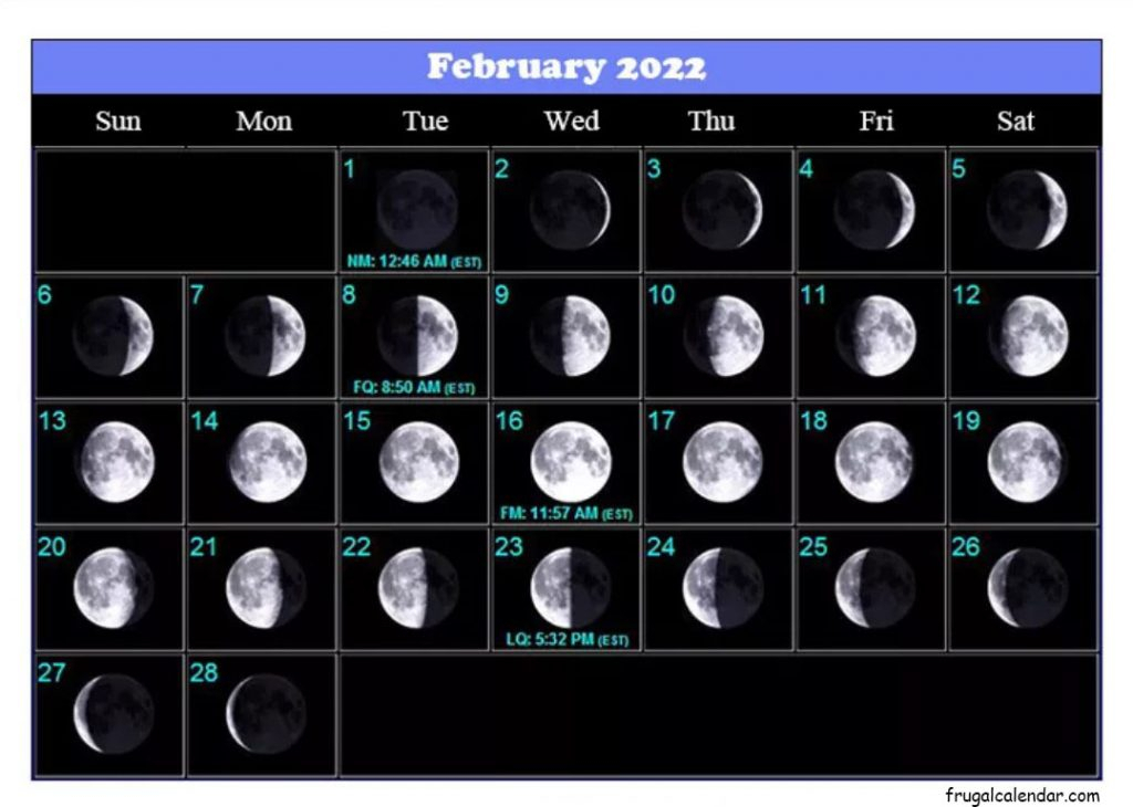 Collect Moon Calendar November 2022