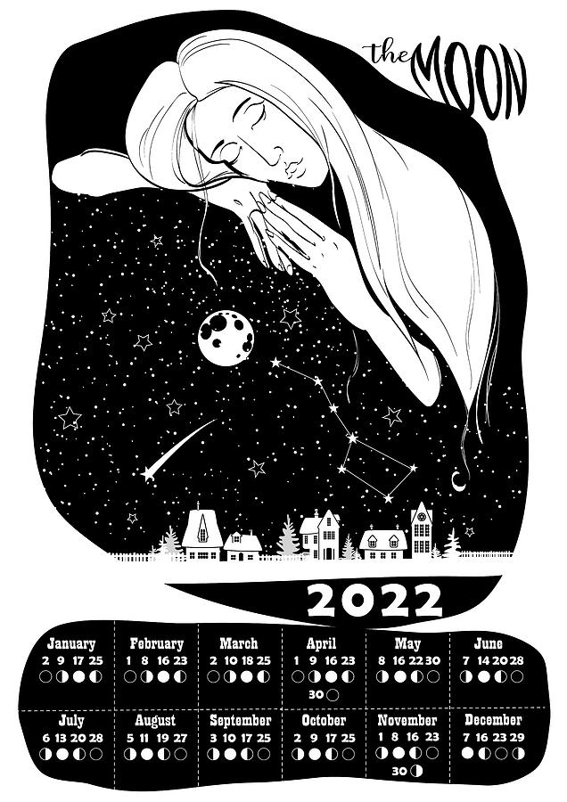 Collect Moon Phase Calendar October 2022