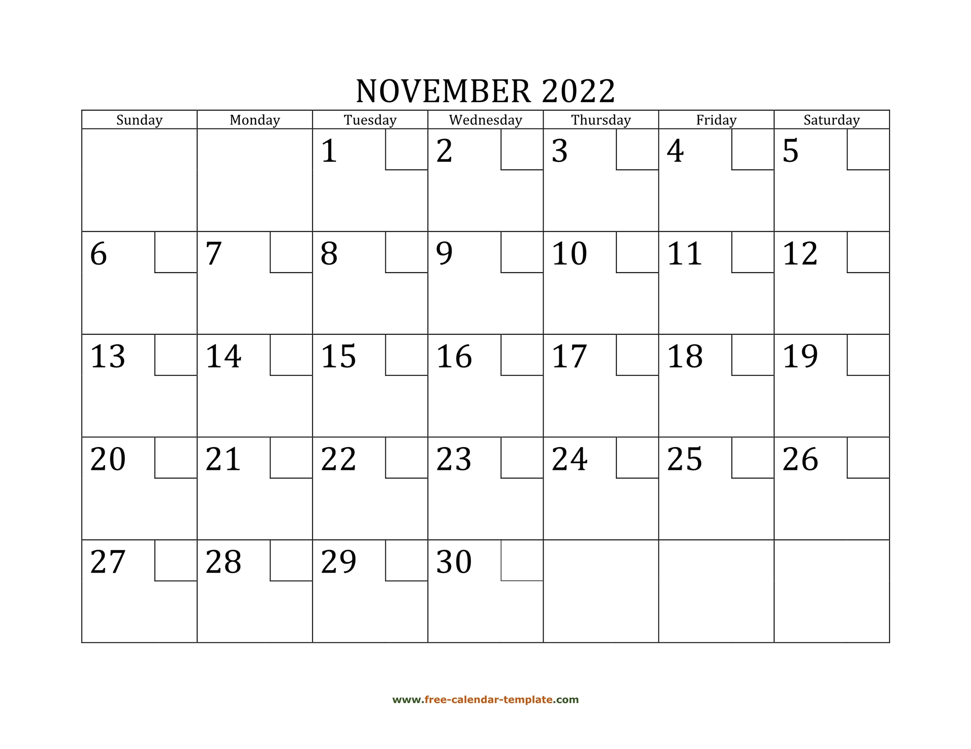 Collect November 2022 Islamic Calendar