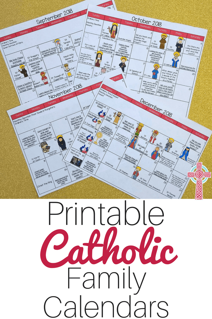 Collect Printable Catholic Liturgical Calendar