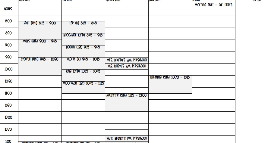 Collect Printable Daily Planner With 15 Minute Increments