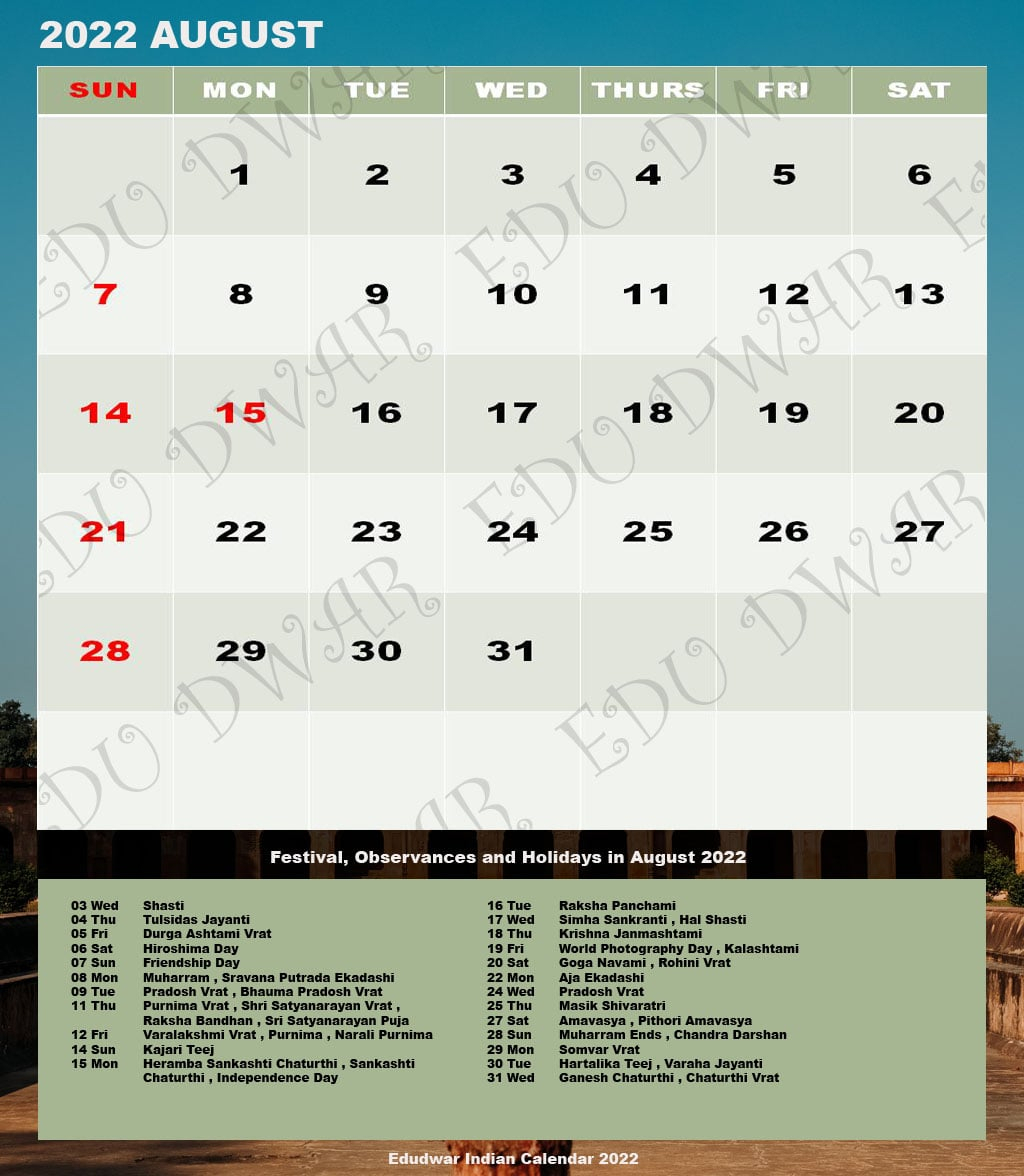 Get 2022 Calendar Kalnirnay September