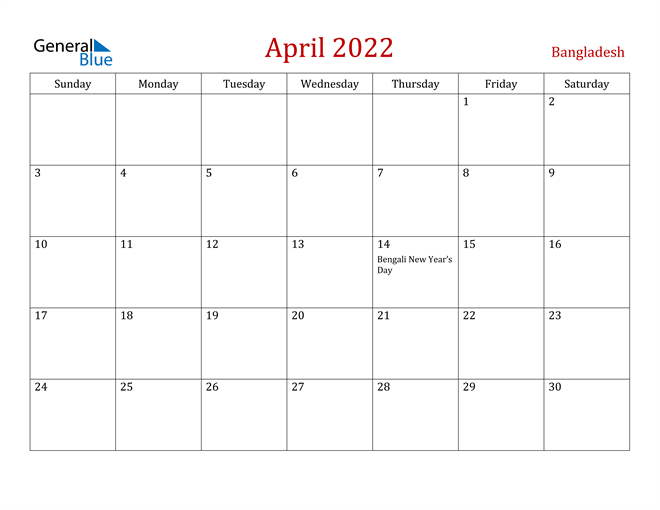 Get April 2022 Calendar Panchang