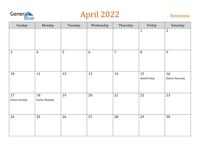 Get April 2022 Ka Calendar
