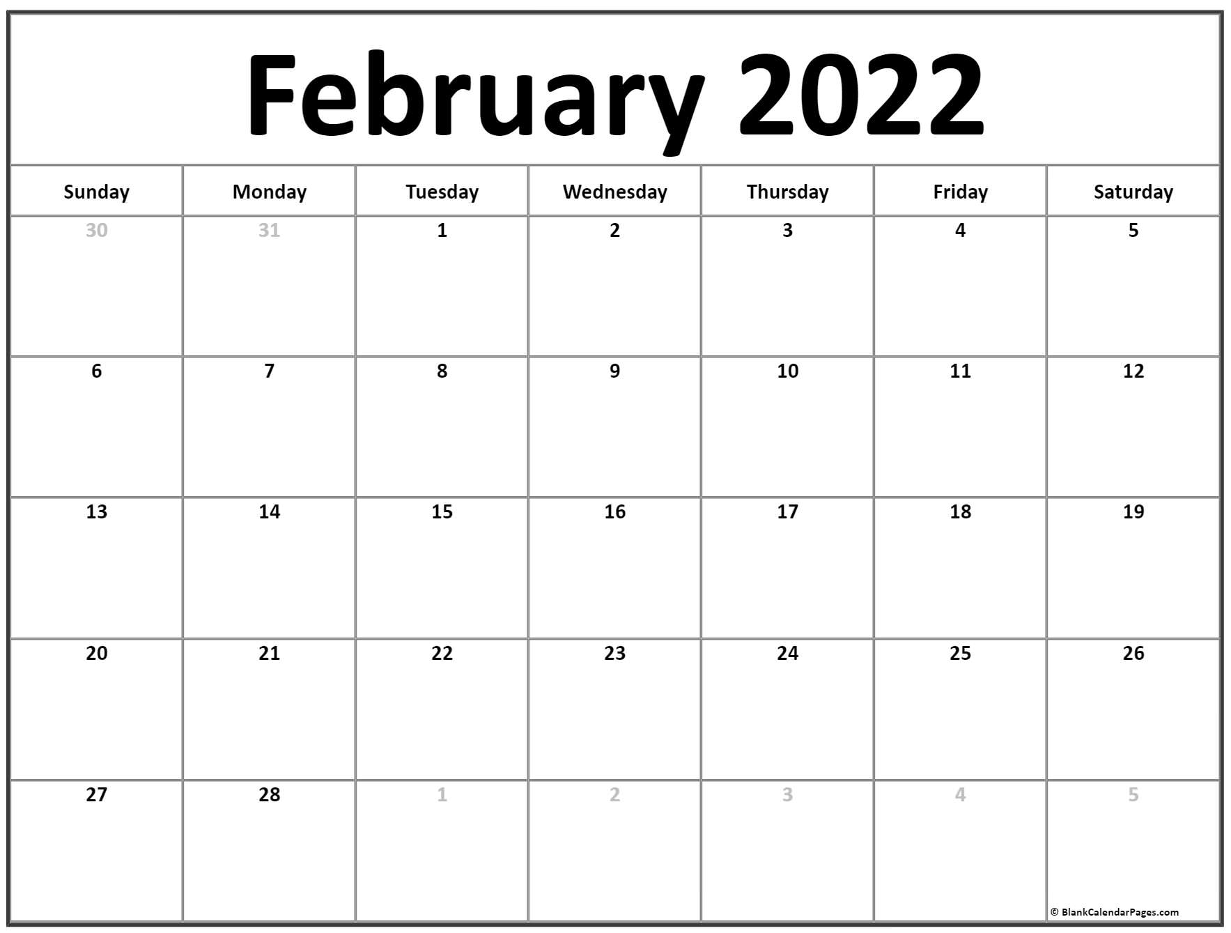 Get Arabic Calendar 2022 February