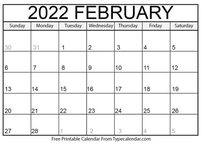 Get Calendar 2022 February Kalnirnay