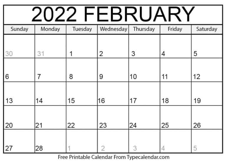 Get Calendar 2022 February Tamil