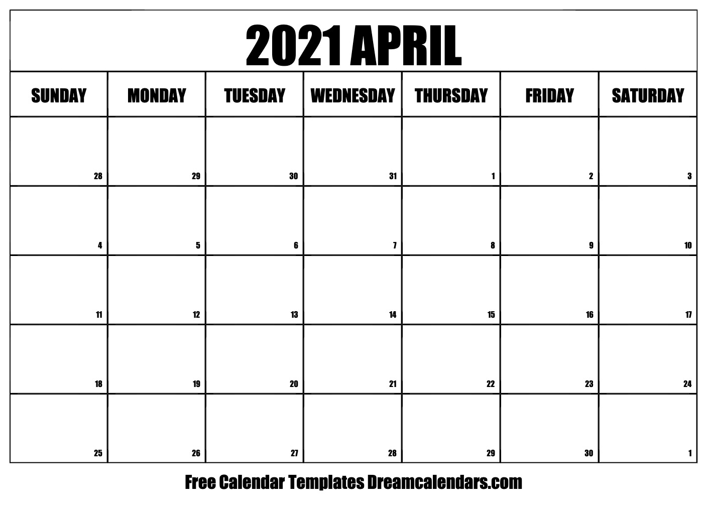 Get Calendar April 2021 To March 2022 Printable
