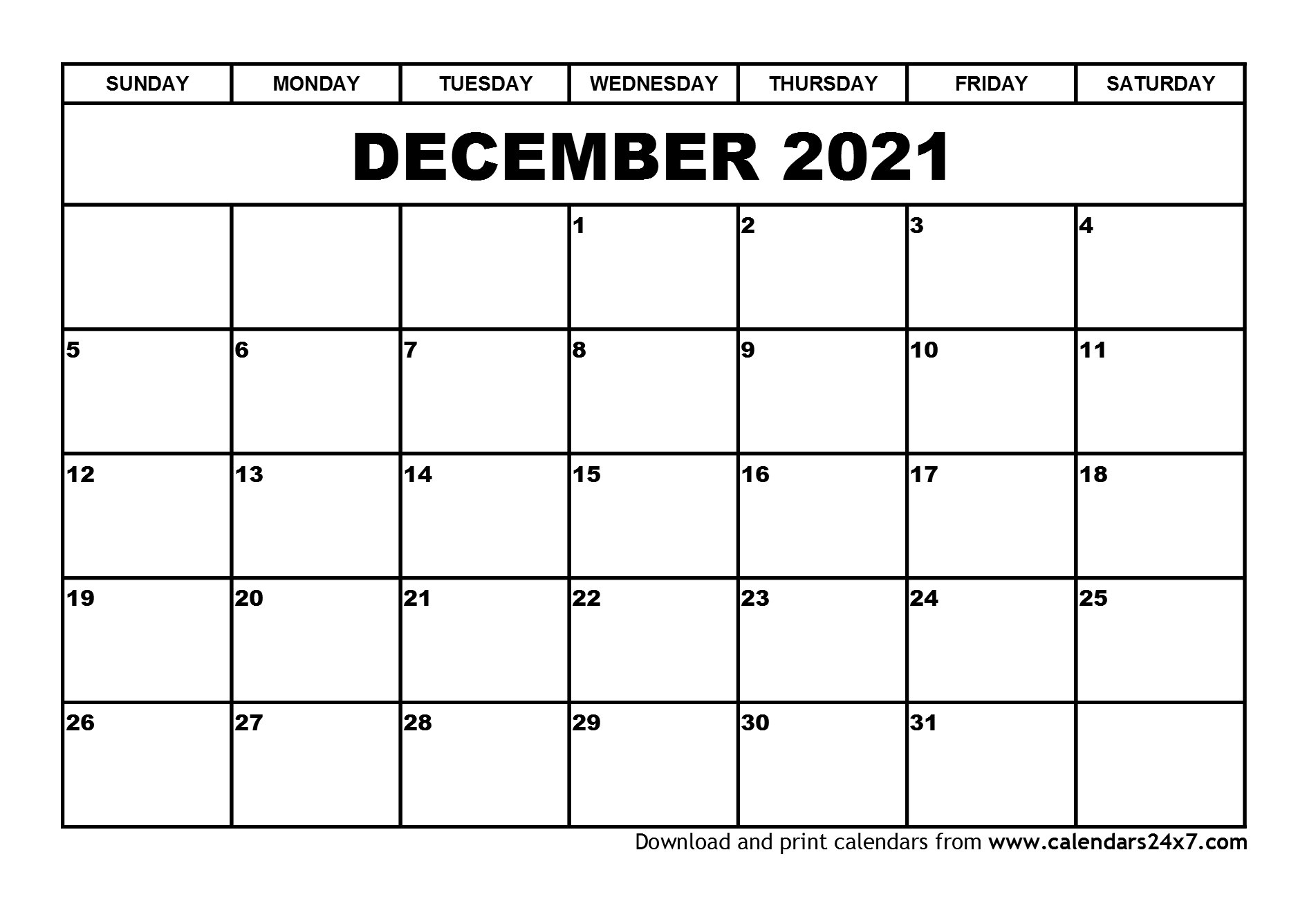 Get Calendar December 2021 January 2022 Excel