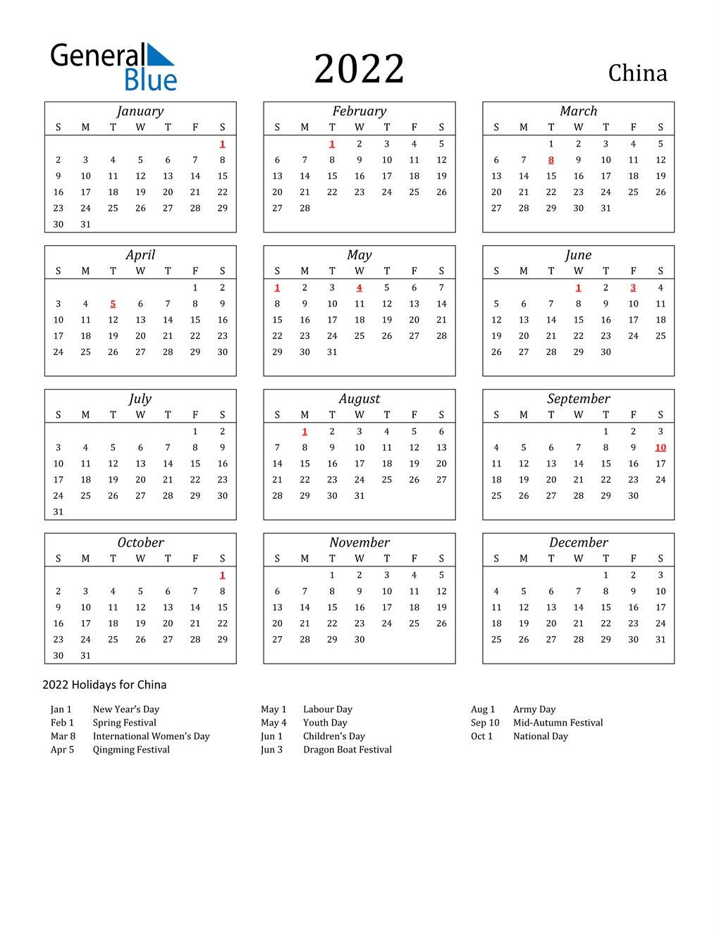 Get Chinese Calendar May 2022