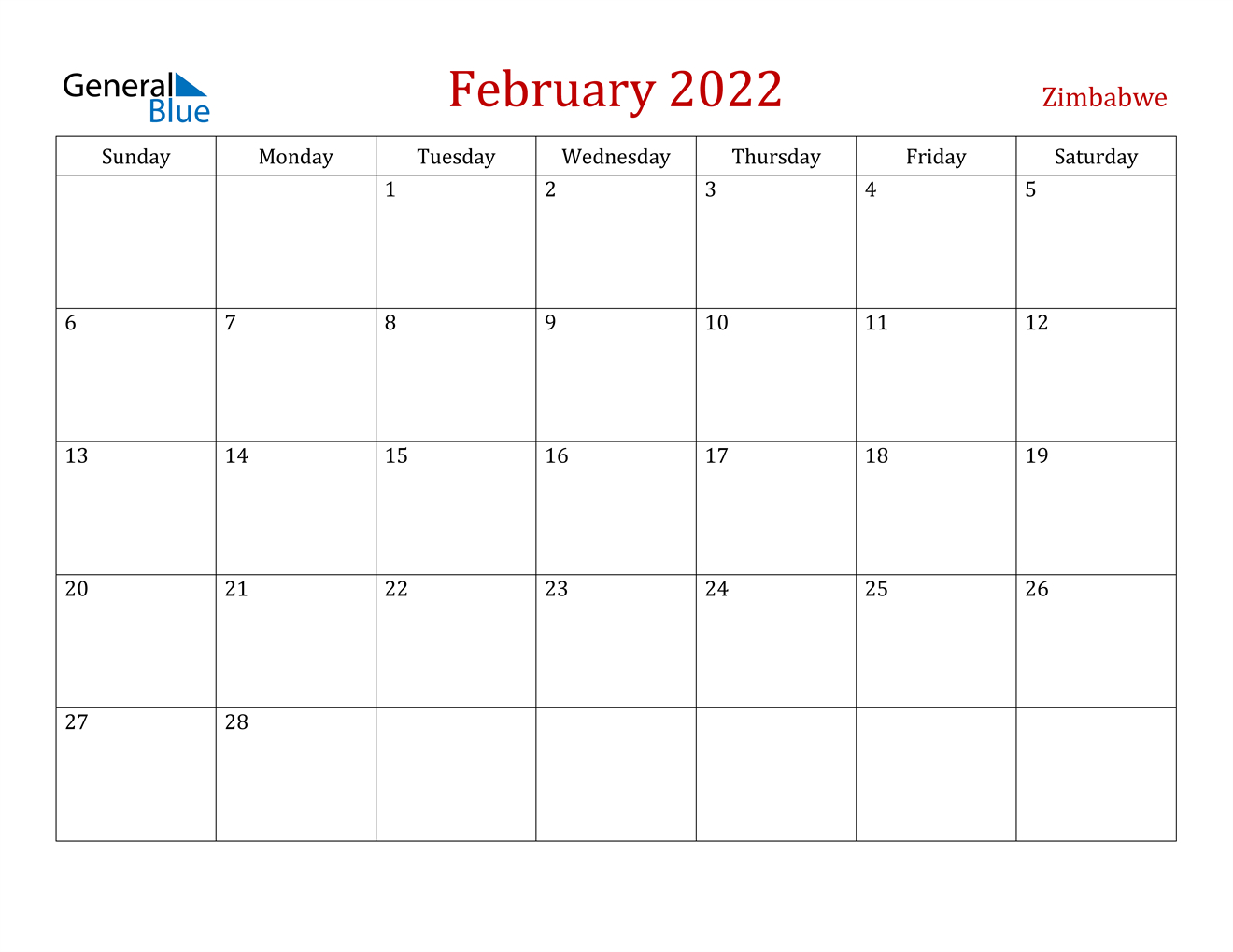 Get February 2022 Calendar In Kannada