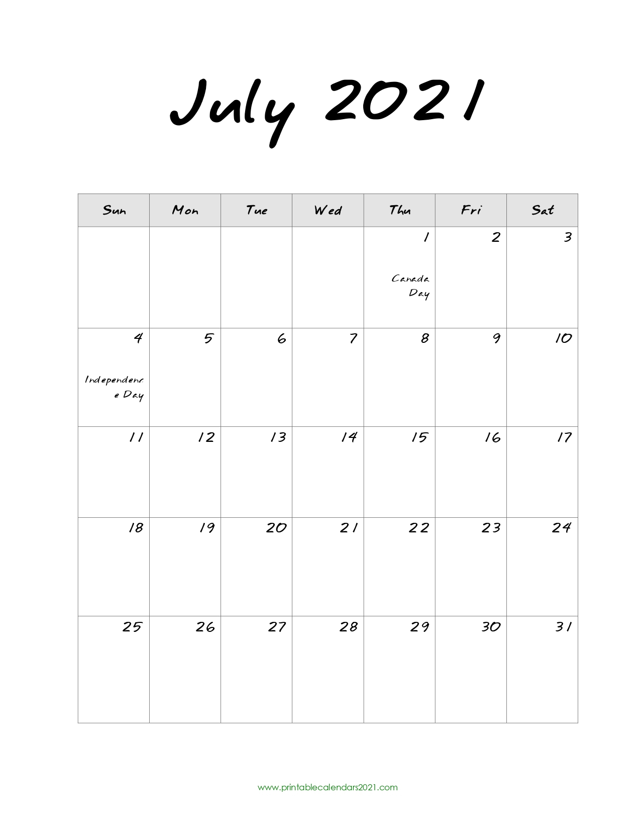Get General Blue Calendar July 2022