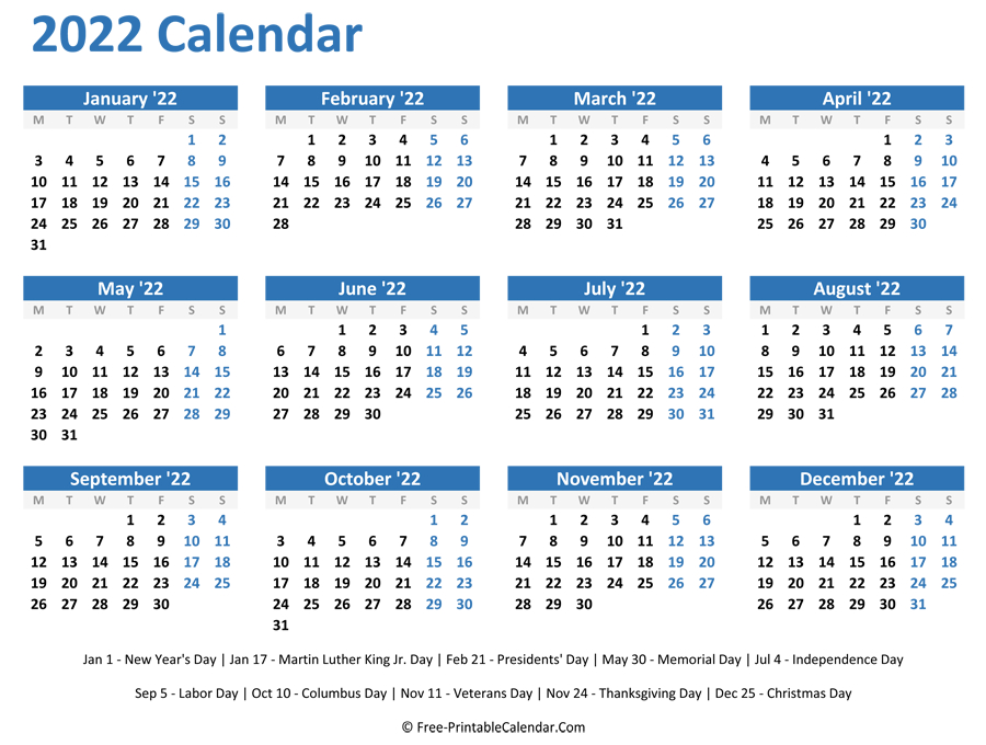 Get Hebrew Calendar March 2022