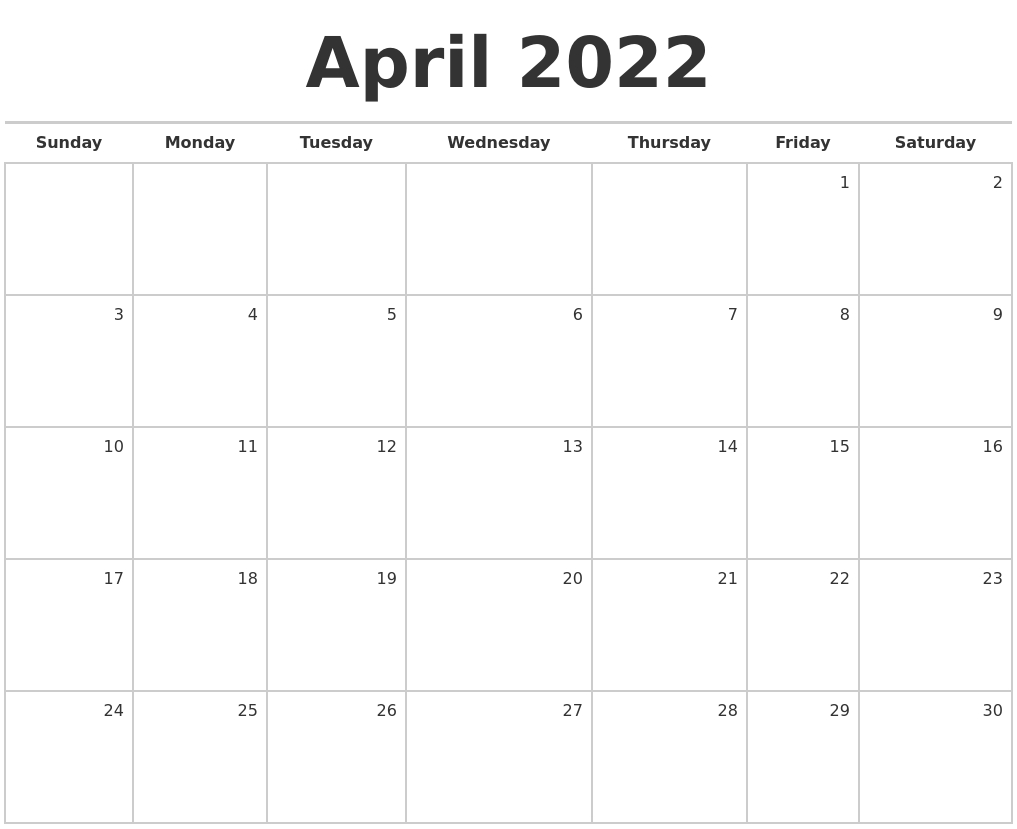 Get How Many Days In April 2022 Best Calendar Example