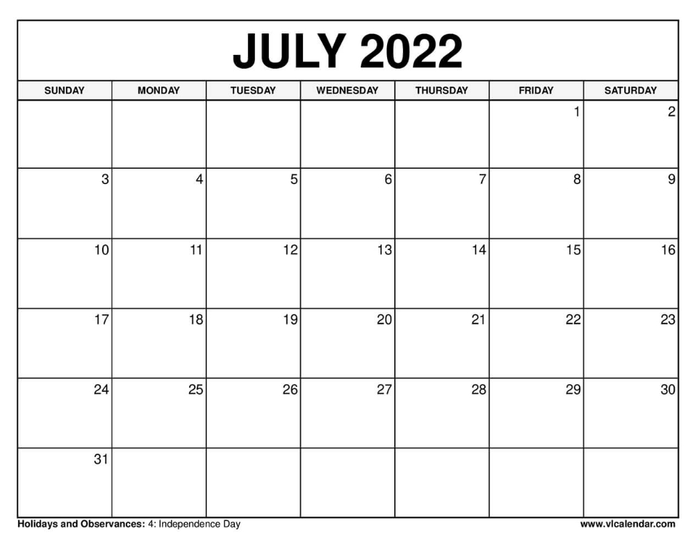 Get Jewish Calendar July 2022