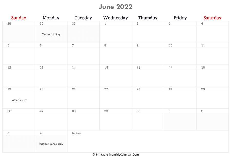 Get June 18 2022 Calendar