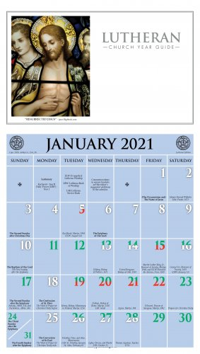 Get Liturgical Calendar January 2022