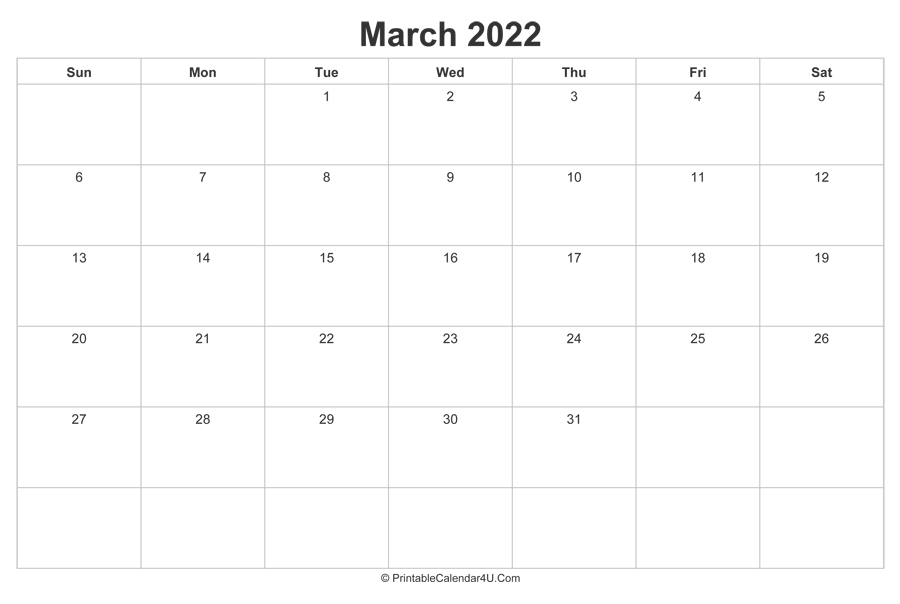 Get March 26 2022 Calendar