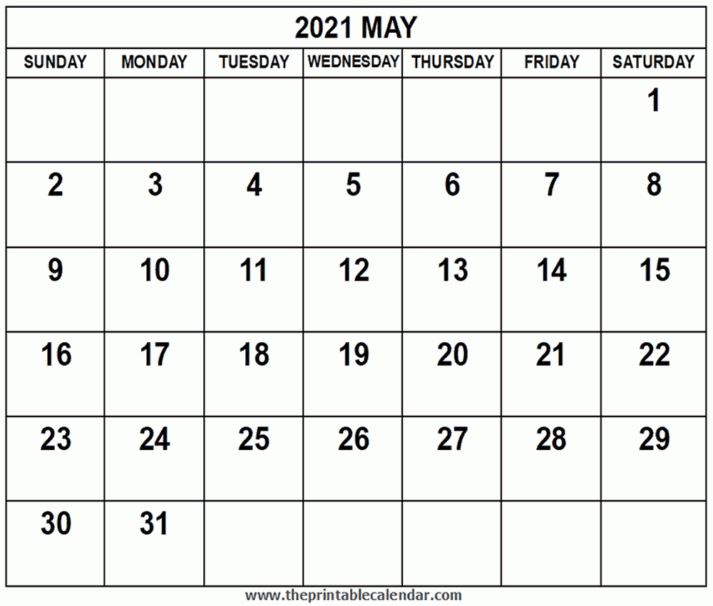 Get May 2022 Printable Calendar Wiki