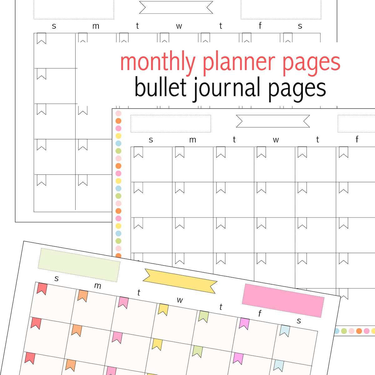 Get Print Monthly Calendar