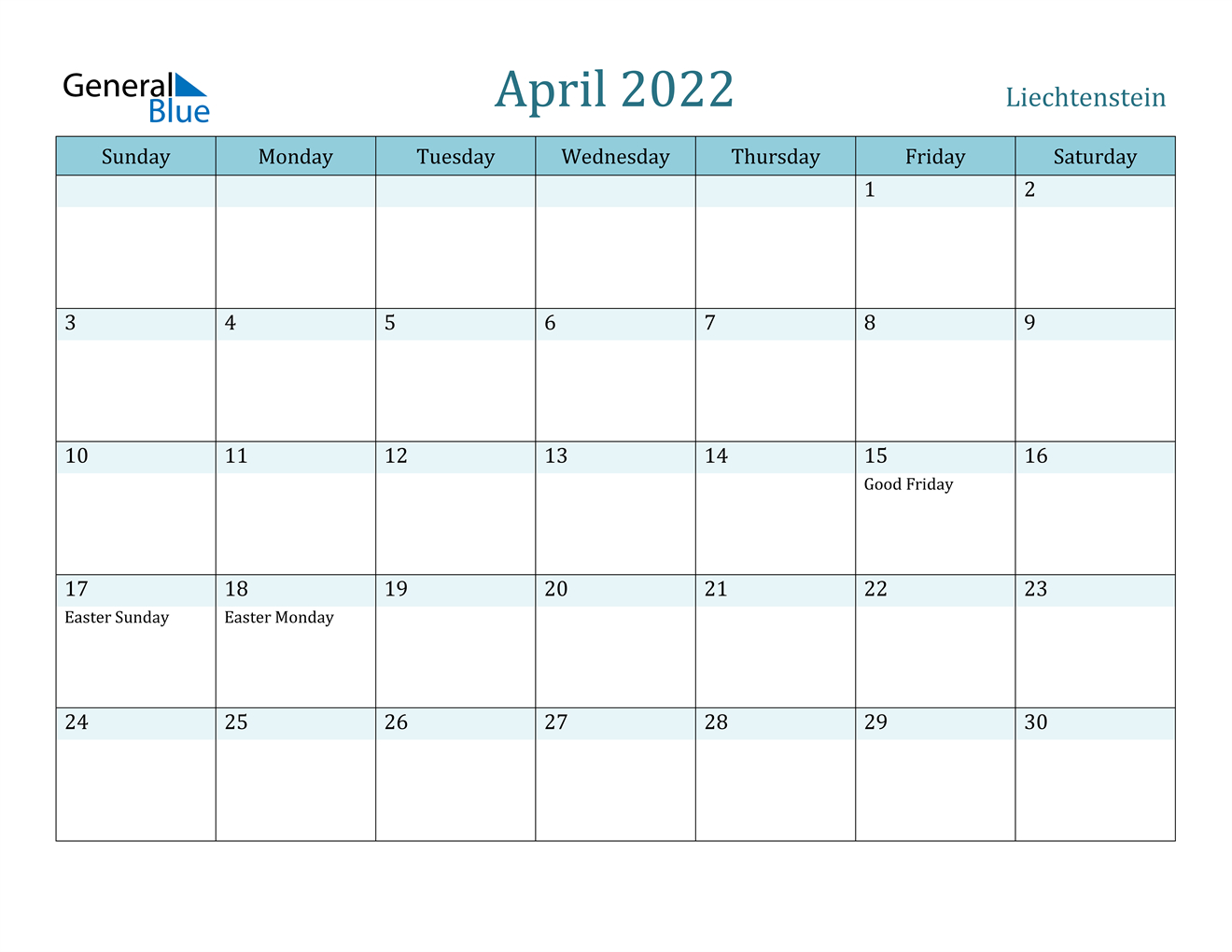 Pick April 2022 Calendar Image
