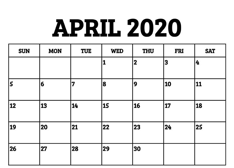 Pick April 2022 Printable Calendar Wiki