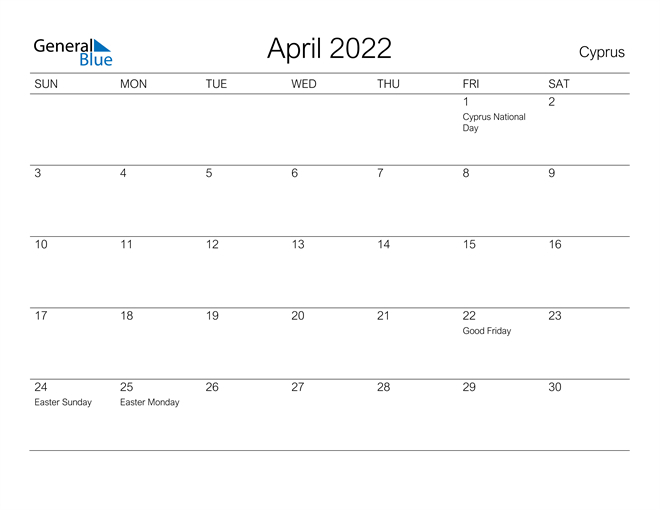 Pick April 25 2022 Calendar