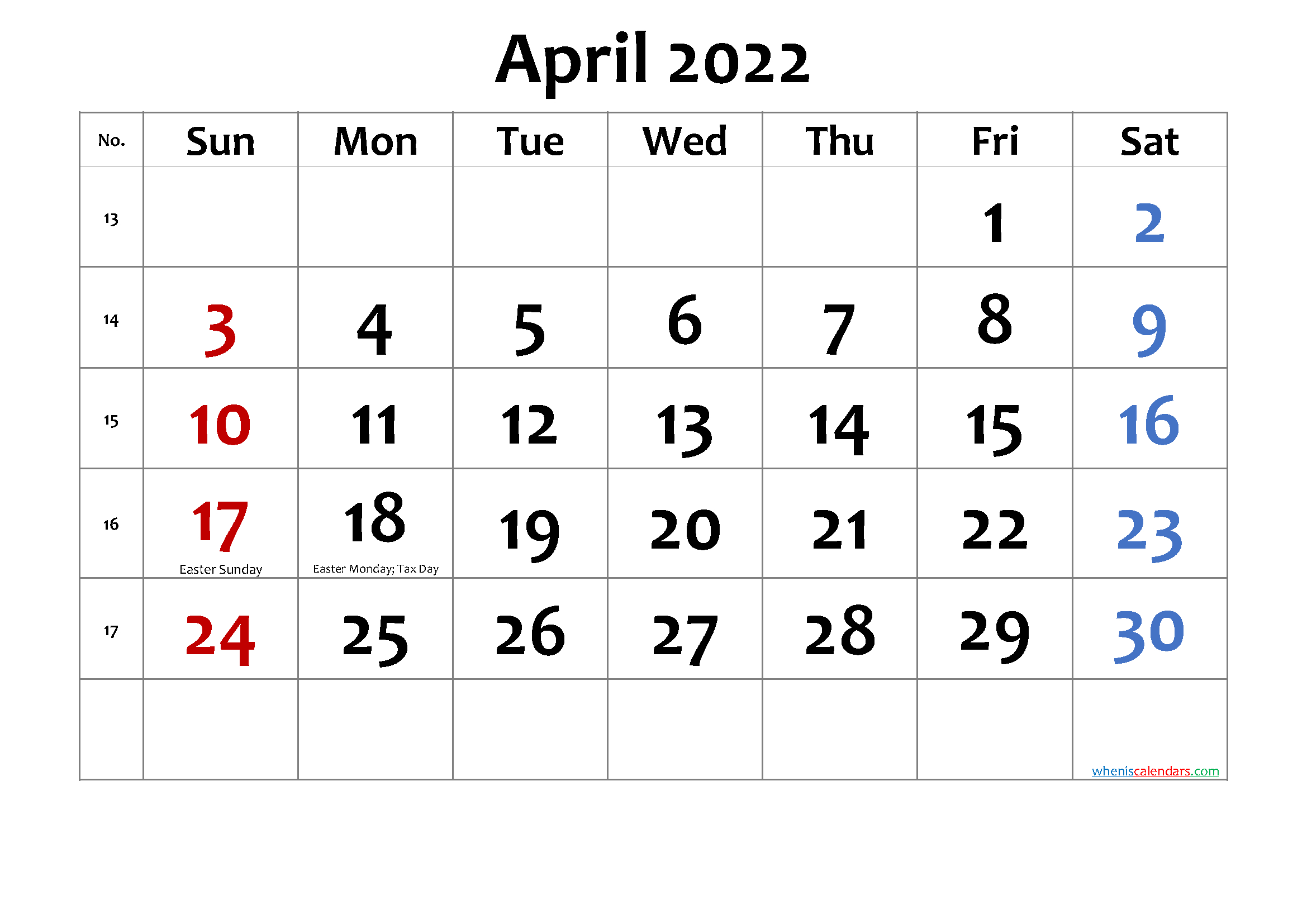 Pick Bengali Calendar 2022 April