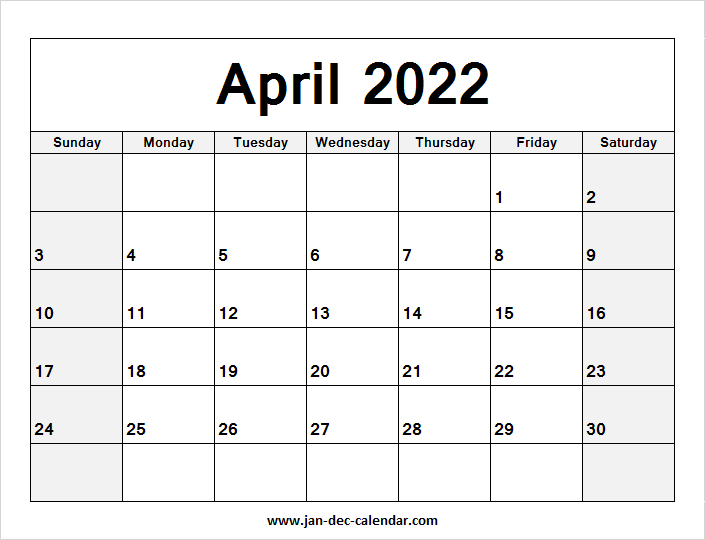 Pick Calendar 2022 April Urdu