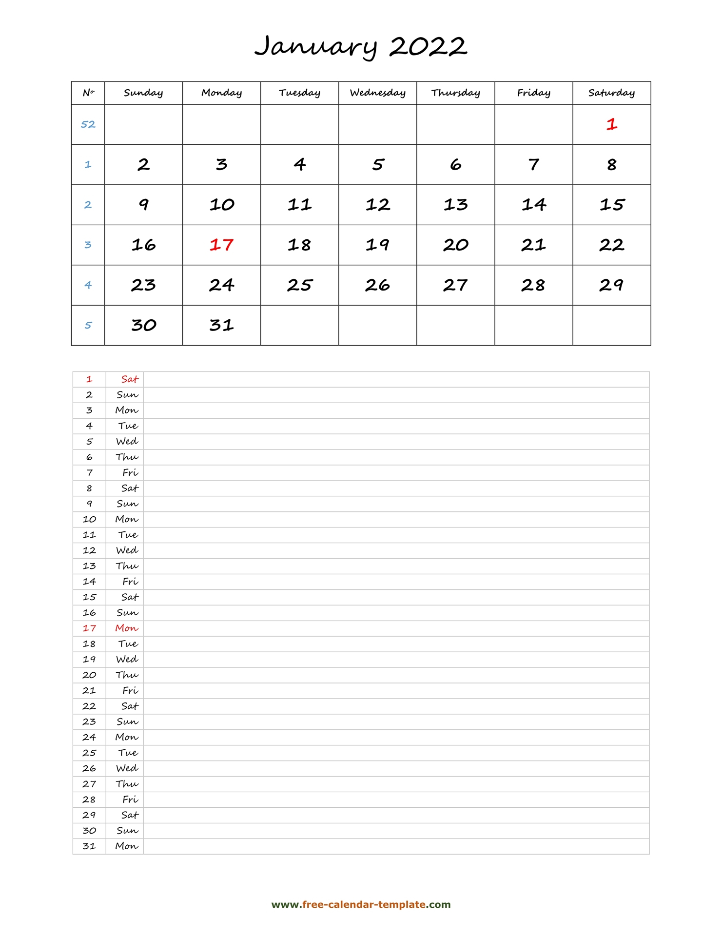 Pick Calendar 2022 January Excel